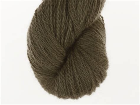 Olive green no. 195 Bohus Stickning angora/merino yarn